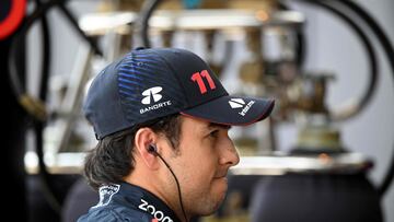 Red Bull Racing's Mexican driver Sergio Perez prepares for the first practice session at the Red Bull race track in Spielberg, Austria, on June 30, 2023, ahead of the Formula One Austrian Grand Prix. (Photo by VLADIMIR SIMICEK / AFP)