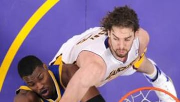 <b>OMNIPRESENTE. </b>Gasol complementó su fantástico partido en ataque con cuatro tapones.