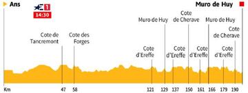 Perfil de la Felcha Valona 2019.