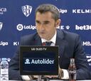 Valverde: "Pudimos haber jugado algo mejor"