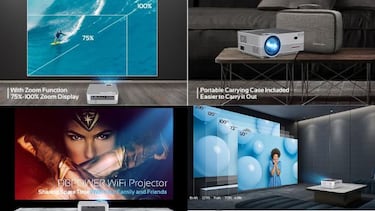 El mini proyector portátil HD con un 23% de descuento