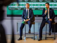 Fajardo, con Haro en un acto.