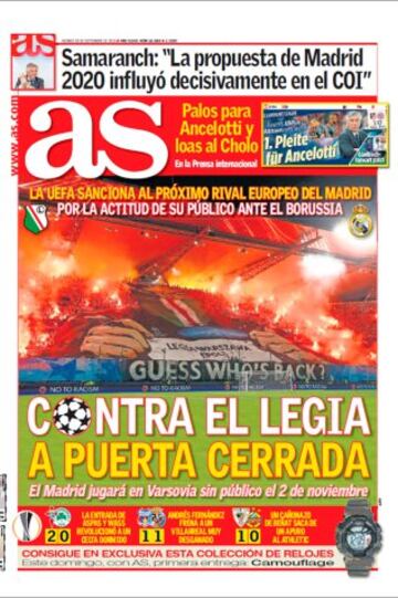 Las portadas de AS de septiembre