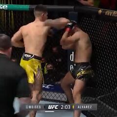 El descomunal KO del español Joel Álvarez que aclama toda la UFC: qué serial de codazos...