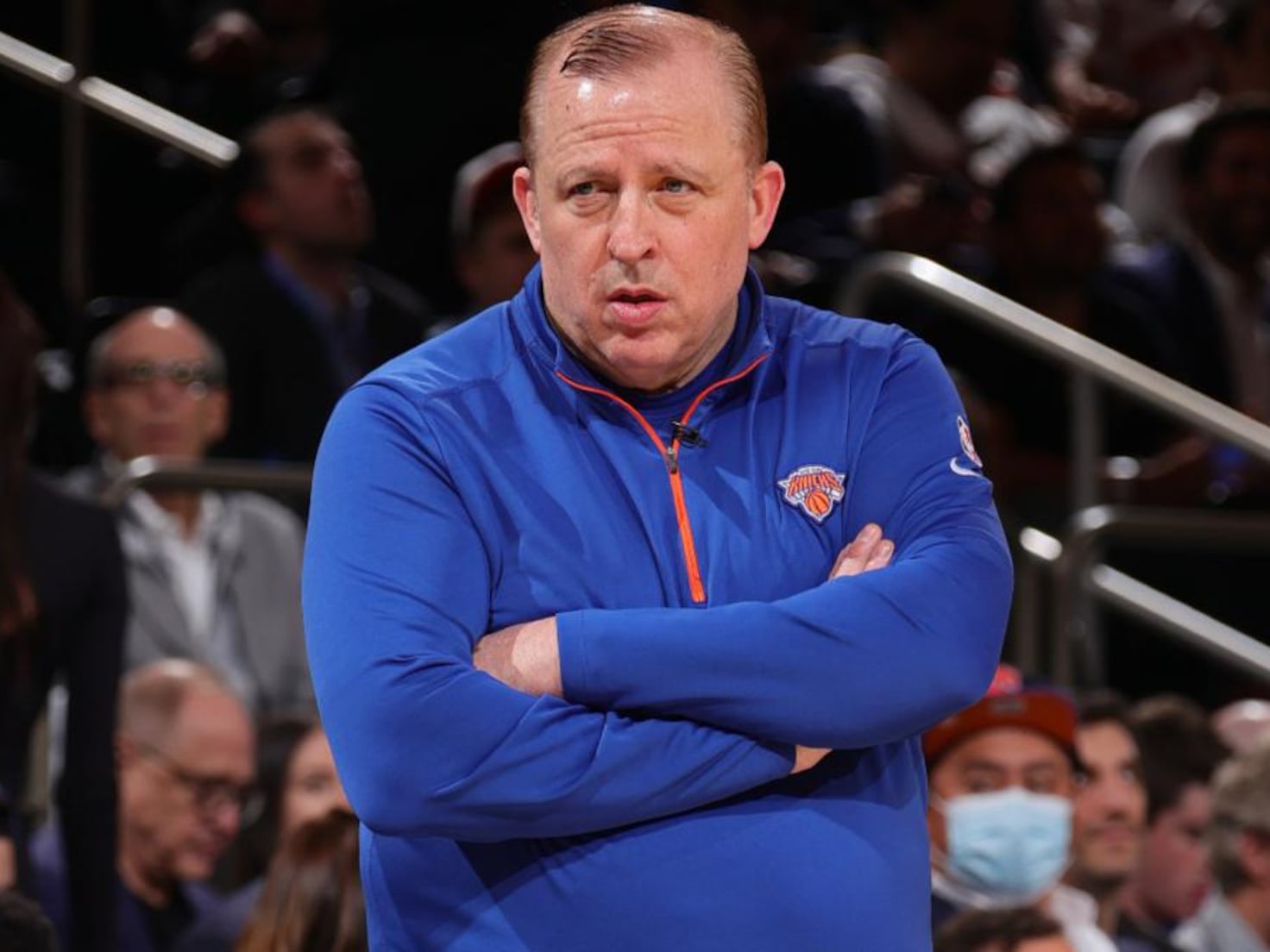 New York Knicks' Head Coach Tom Thibodeau Outfit Hooded Sweatshirt, by  Quangvanchau
