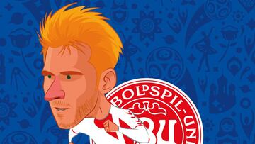 Christian Eriksen, el motor de Dinamarca en Rusia 2018