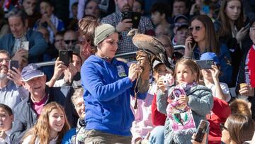 Homenaje a Félix Rodríguez de la Fuente en El Plantío. (Burgos CF).