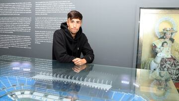 David Larrubia en el Museo del Málaga.