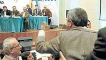 <b>APROBACIÓN. </b>La gestión de Manuel Ruiz de Lopera sólo contó con la oposición de los 'notables'.