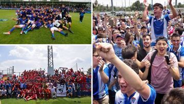 Consulta los resultados de todos los partidos del playoff de Tercera: Espanyol B, Conquense, Teruel, Gimnástica, Calahorra, Inter M. y Oviedo B ascienden a Segunda B