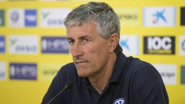 Setién: "Veo en la plantilla una igualdad e intensidad enorme"