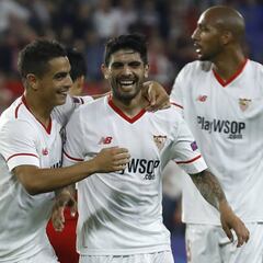 1x1 del Sevilla: Banega y Nzonzi volvieron a su mejor versión