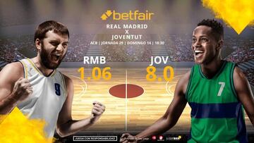 Real Madrid vs. Joventut: horario, TV, estadísticas, clasificación y pronósticos