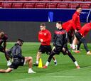 La Vinotinto se entrenó en el Wanda antes de Argentina