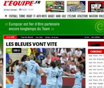 Portadas de la prensa extranjera