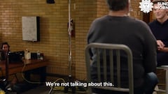 Tense scene: Jordon Hudson cuts off Belichick interview when asked about their relationship