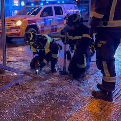 Muere un joven tras ser atropellado en una marquesina de autobús en Madrid