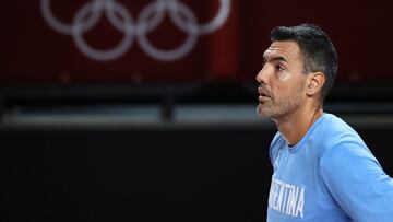 Tokyo 2020 Olympics - Basketball - Men - Group C - Argentina v Japan - Saitama Super Arena, Saitama, Japan - August 1, 2021. Luis Scola of Argentina before the match REUTERS/Sergio Perez