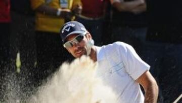 <b>EN FORMA. </b>Álvaro Quirós lidera el Abierto de Hong Kong.