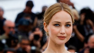 FILE PHOTO: The 76th Cannes Film Festival - Photocall for the documentary film "Bread and Roses" presented as part of Special Screenings - Cannes, France, May 21, 2023. Producer Jennifer Lawrence poses. REUTERS/Sarah Meyssonnier/File Photo