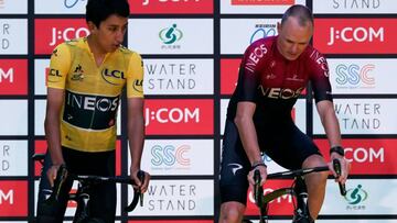 Egan Bernal y Christopher Froome