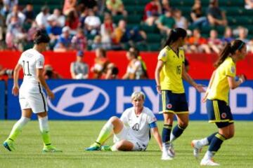 Colombia disputó cuatro partidos en Canadá 2015; ganó uno, empató otro y perdió dos.