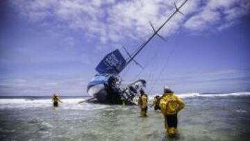 El 'Mapfre', frenado por vientos flojos: el 'Alvimedica' le supera