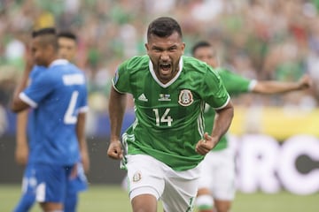 Estas son las mejores imágenes del duelo entre el tricolor y la Selecta celebrado en San Diego, y que marcó el debut de los de Osorio en el torneo de Concacaf.