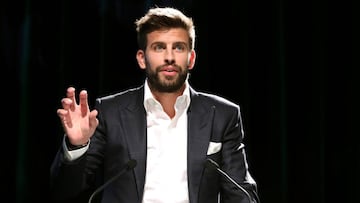 Gerard Piqué durante un acto.