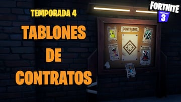 Contratos en Fortnite Temporada 4: ubicaciones y cómo completarlos