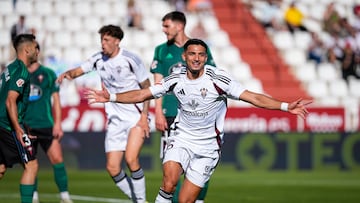 Nabil, jugador del Albacete.