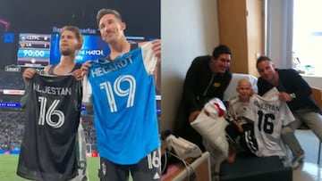 Kljestan intercambi&oacute; camiseta con el joven de Charlotte FC, a quien conoci&oacute; 10 a&ntilde;os atr&aacute;s en un hospital en el que el joven de 20 a&ntilde;os luchaba contra un c&aacute;ncer de h&iacute;gado.