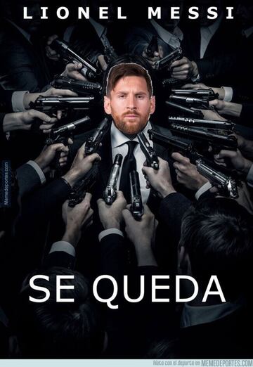 Los mejores memes de la decisión de Messi