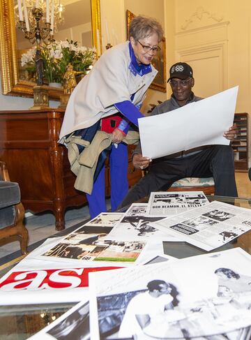 Bob Beamon y Miguel Vidal repasaron sus encuentros.