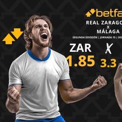 Real Zaragoza vs. Málaga CF: horario, dónde ver, pronósticos y clasificación