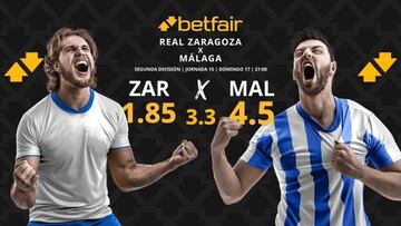 Real Zaragoza vs. Málaga CF: horario, dónde ver, pronósticos y clasificación