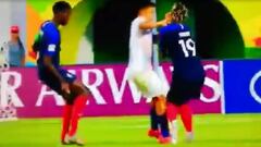 El polémico penal con el que Francia abrió la cuenta ante Chile