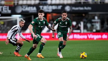 FC Cartagena vs SD Eibar, regular Hypermotion league match Cartagonova stadium, Cartagena, Region of Murcia Spain, February 28, 2025