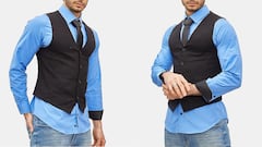 El set de chaleco, camisa y corbata para hombre que se ha convertido en un ‘look’ obligado en estas fiestas navideñas