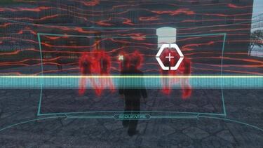 El combate en Frame City Killer