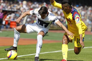 Las mejores imágenes del clásico capitalino entre Pumas y América