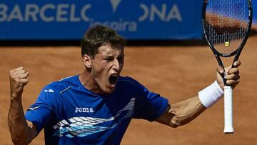 Pablo Carreño se muestra con ambiicón e ilusión en el Barcelona Open Banc Sabadell.