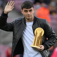 Pedri: "Estoy convencido de que mejoraremos con Xavi"