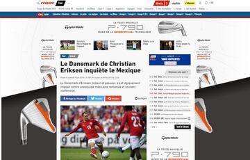 "Christian Eriksen de Dinamarca preocupa a México"