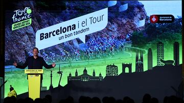 25/02/25 CICLISMO  PRESENTACION TOUR DE FRANCIA 2026 COMIENZO EN BARCELONA  christian prudhomme 