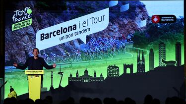 Barcelona declara su amor al Tour de Francia: un buen tándem