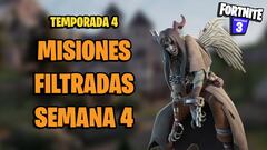 Fortnite Temporada 4: Misiones filtradas de la Semana 4