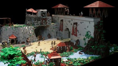 Así es Orgrimmar, la capital de la Horda de WOW, en LEGO