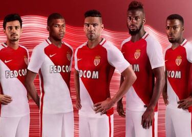 Falcao es la imagen principal de la nueva camiseta del Mónaco