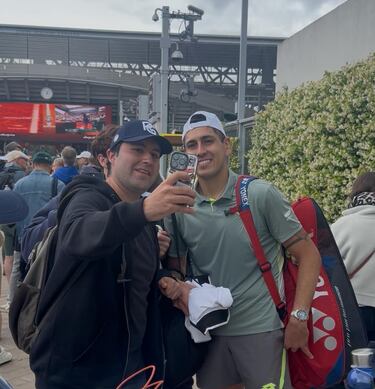 “Estoy muy agradecido de Fernando González, me ayudó en un momento difícil... Siempre está pendiente de mi carrera”